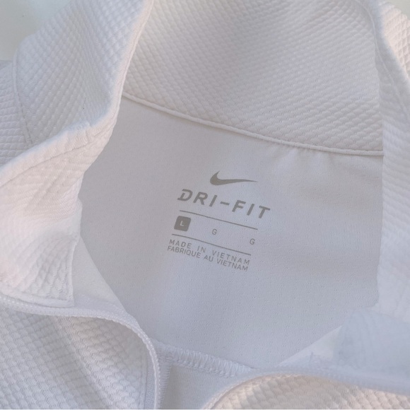 Nike Women's Golf White Dri-fit Dry UV 1/2-Zip Cover-Up Indianapolis Colts Large - Picture 4 of 9